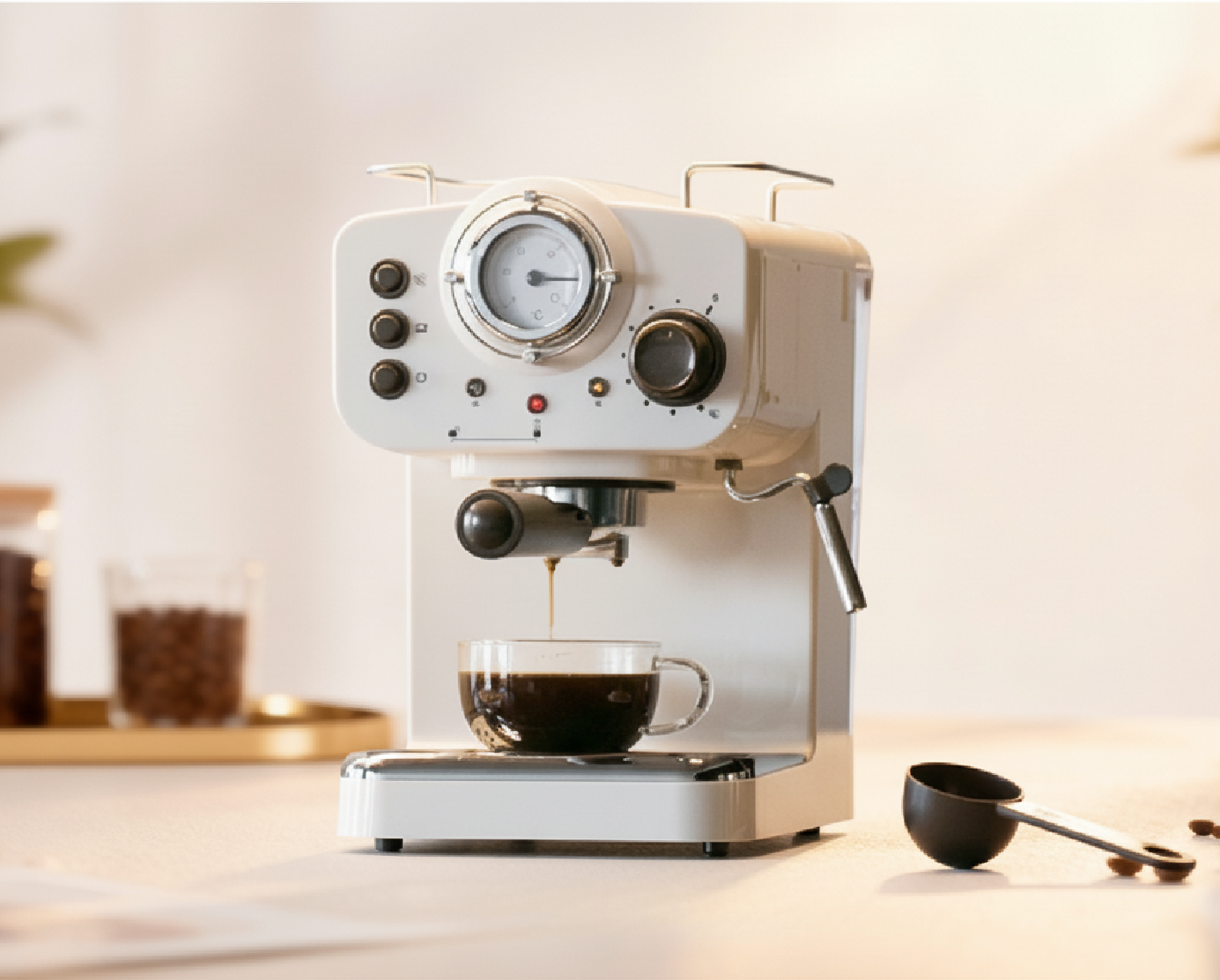 Vintage semi-auto machine