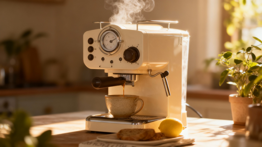 Vintage semi-auto machine