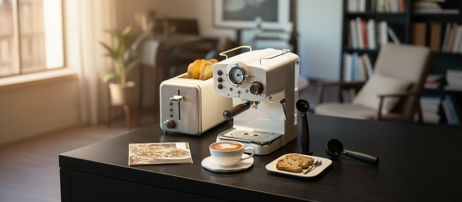 Vintage semi-auto machine